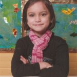 portrait de Lucy en classe de CP