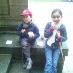 une pause goûter offerte par la métropole Rouen-Normandie: thé, jus de fruit + des madeleines; avant d'entamer la visite du musée des Beaux-Arts