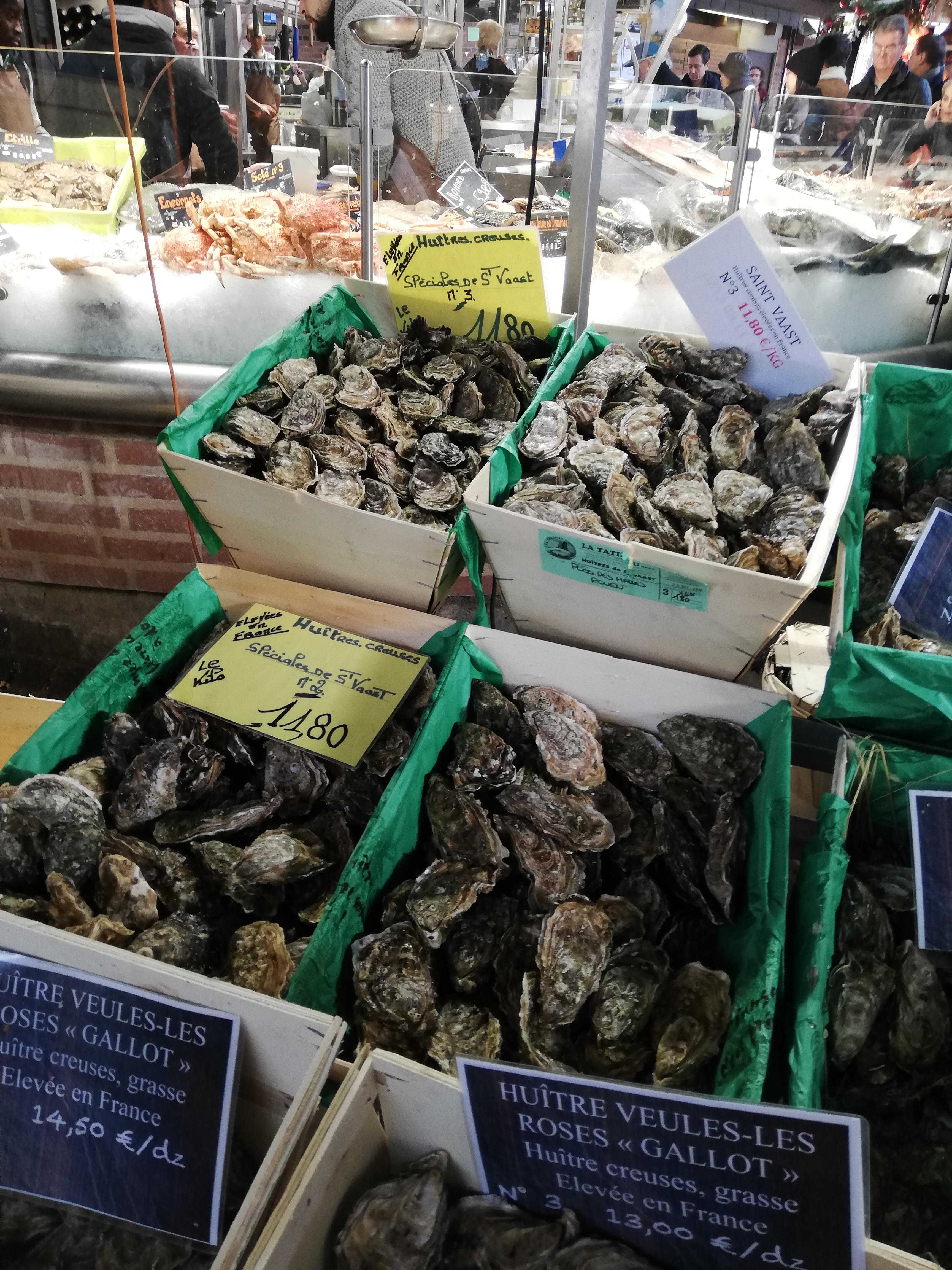 huîtres